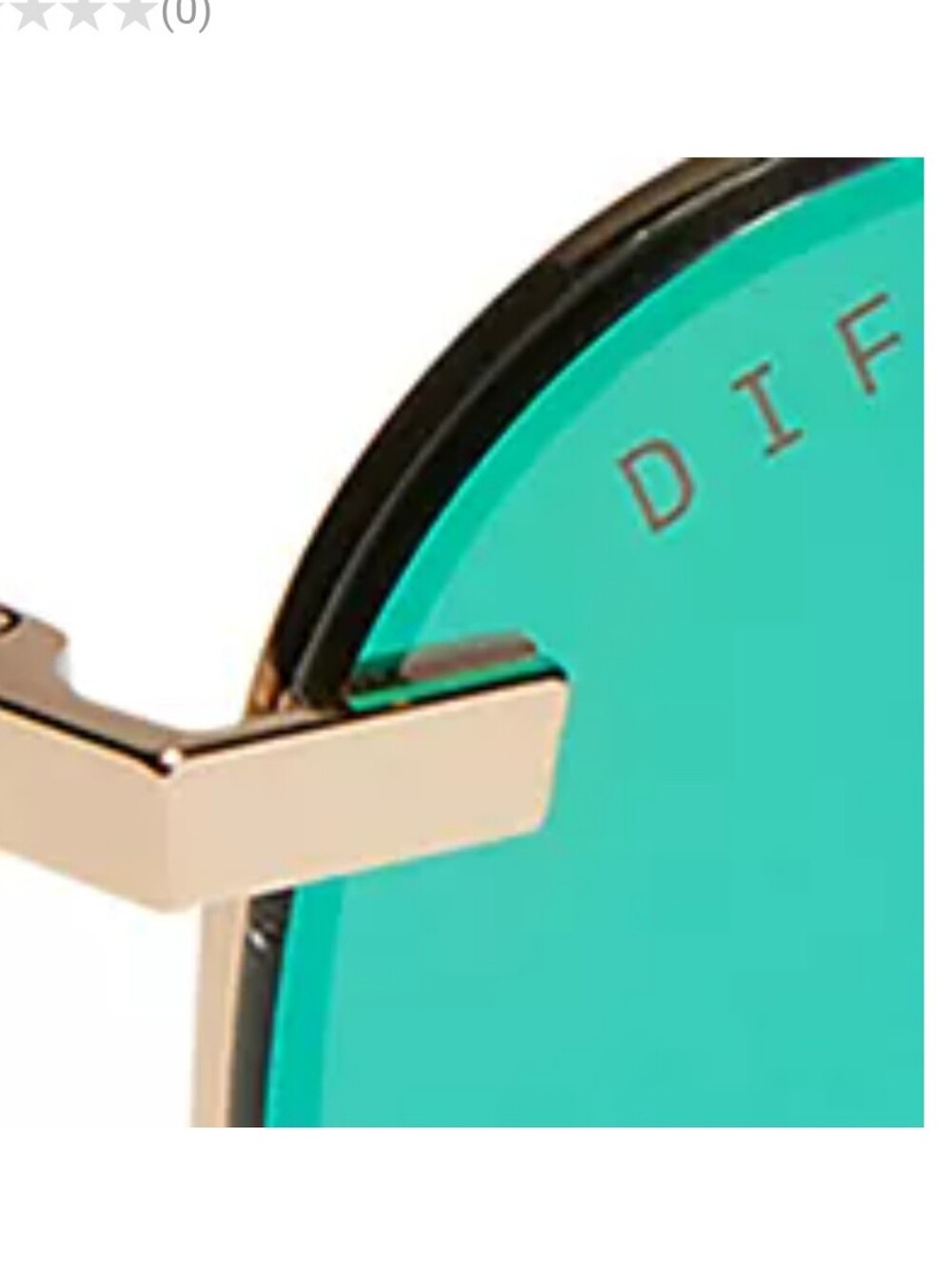 NIB! DIFF Eyewear, Tahoe, Brushed Gold Dew Drop Mirror Polarized, MSRP $134 - Picture 5 of 9